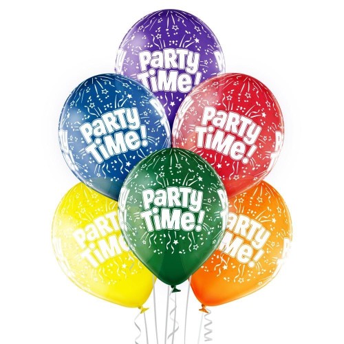 Balony Party Time 30cm 6szt