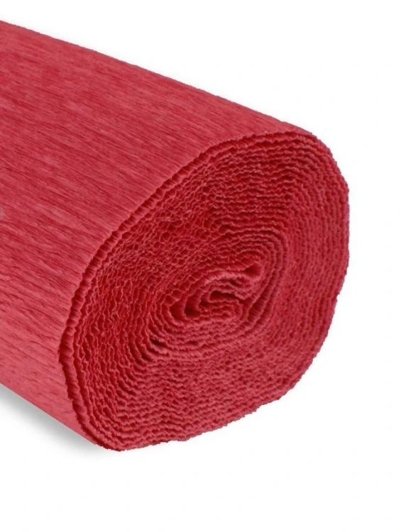 Krepina 50x250cm 180g czerwień stara