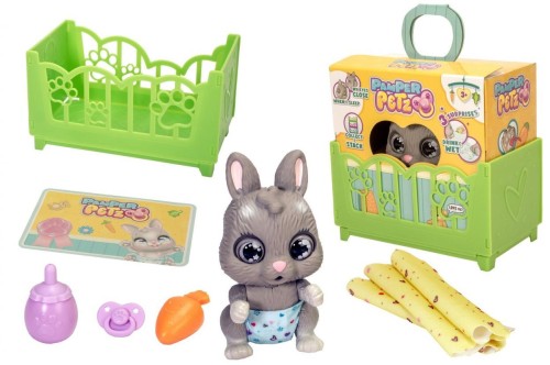 Pamper Petz Króliczek z łóżeczkiem, Simba