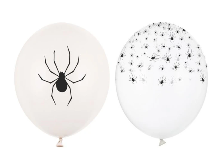 Balony Pająki 30cm 50szt