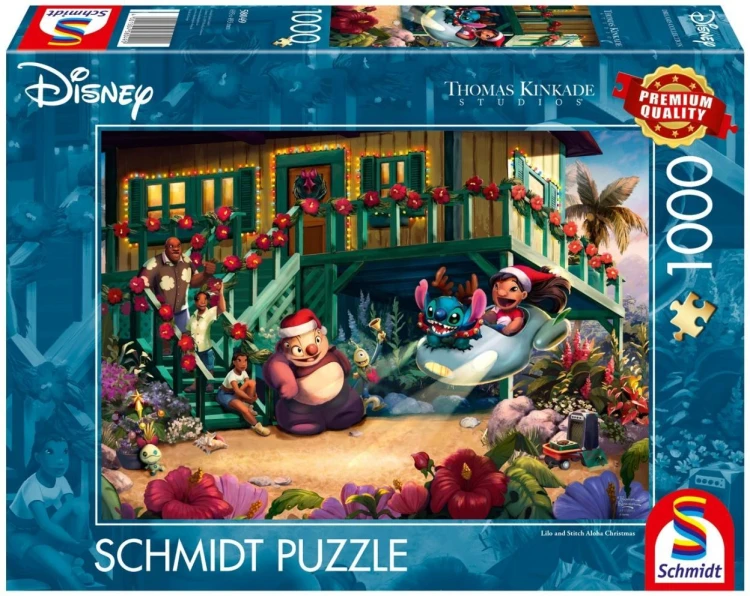 Puzzle PQ 1000 Lilo & Stich Święta w duchu Aloha