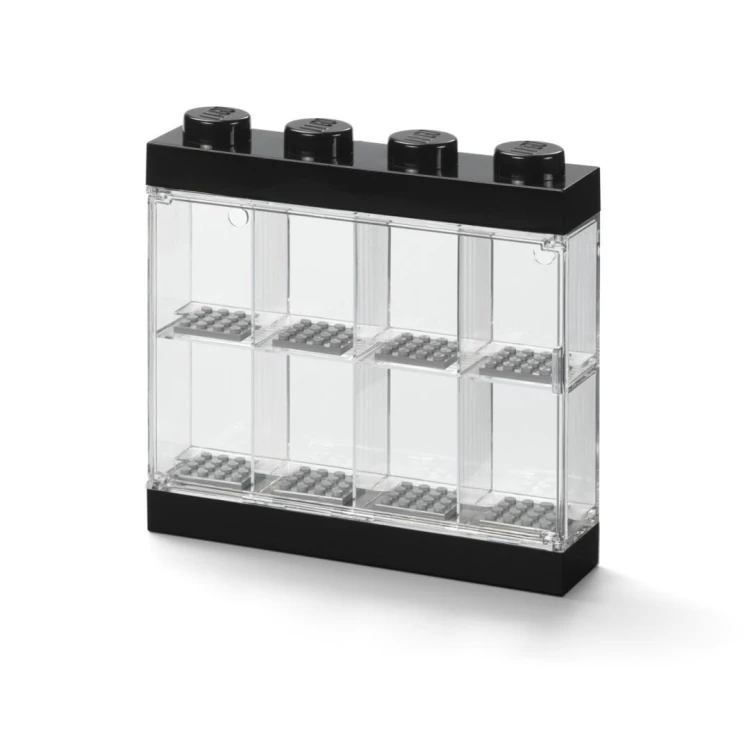 Lego(R) witryna na 8 minifigurek czarna, NHG