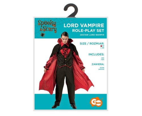 Strój dla dorosłych Lord Wampir rozm. 52