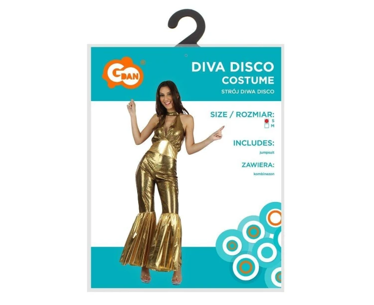 Strój dla dorosłych Diwa Disco rozm. S