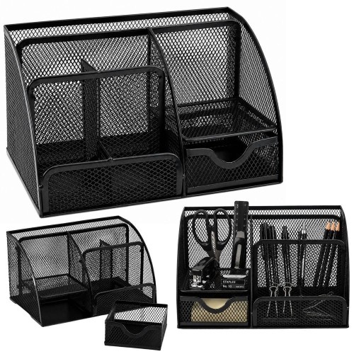 Organizer metalowy na biurko, Leantoys