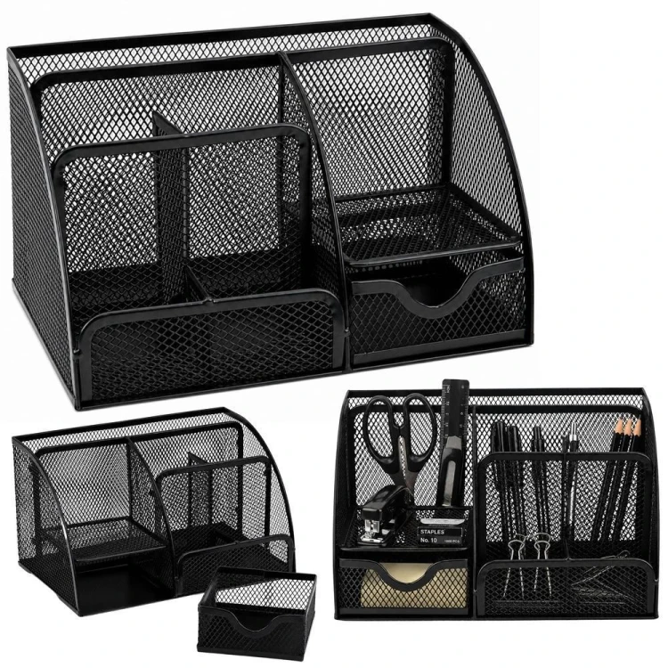 Organizer metalowy na biurko, Leantoys