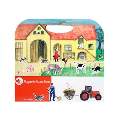 Układanka, gra magnetyczna, Farma, Egmont Toys