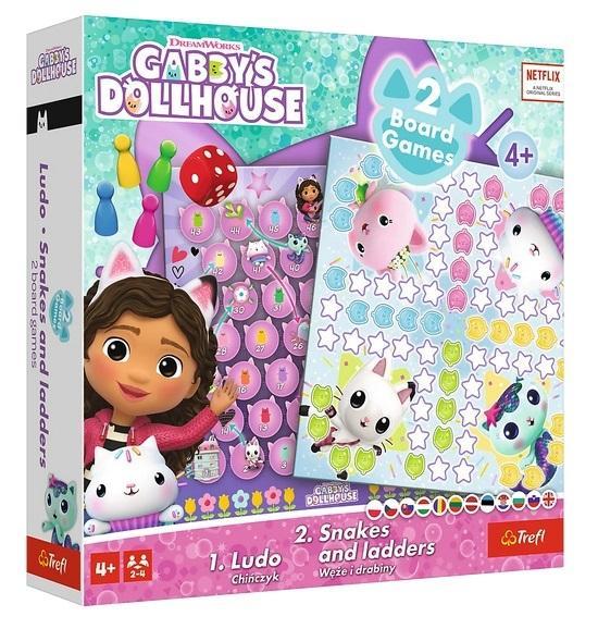 Gra planszowa 2w1 Gabby's Dollhouse TREFL, Trefl
