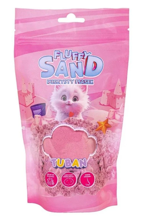 Fluffy Sand 90g puszysty piasek różowy TUBAN