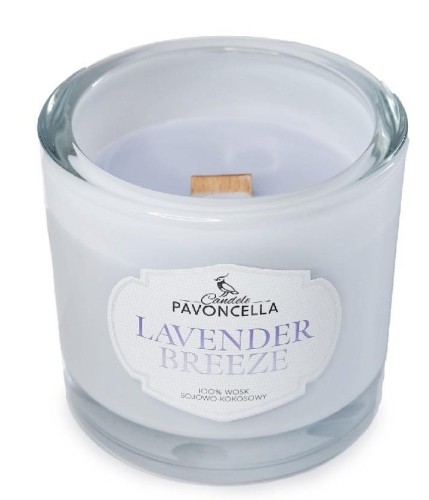 Świeczka sojowa Lavender Breeze biała 170g