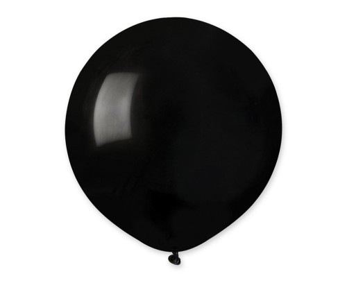 Balony Gemar pastel czarne 25szt