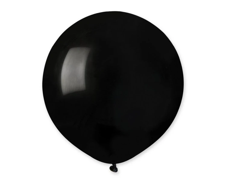 Balony Gemar pastel czarne 25szt