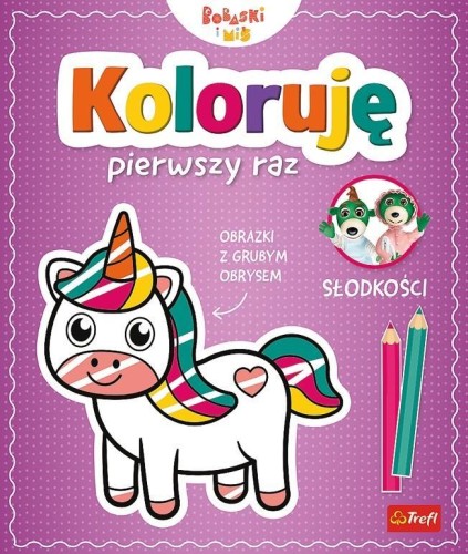 Koloruję pierwszy raz. Słodkości TREFL