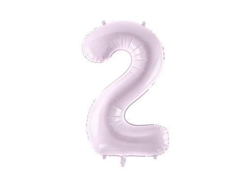 Balon foliowy cyfra 2 72cm fioletowy