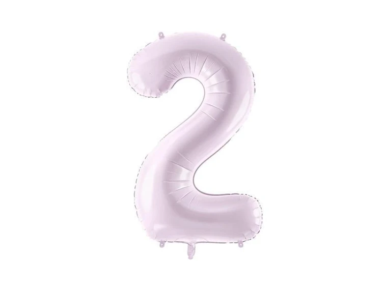 Balon foliowy cyfra 2 72cm fioletowy