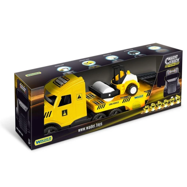 Magic Truck Technic Laweta z walcem, WADER