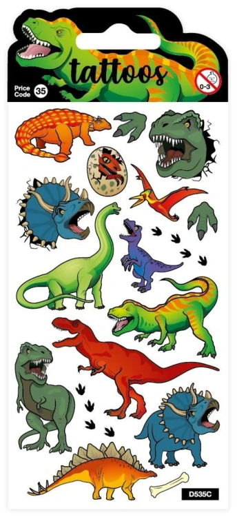Tatuaże - Dino Tattoo, Card Group Greetings