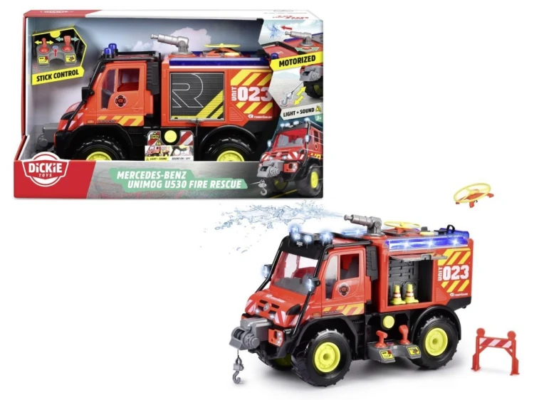 SOS Wóz strażacki Unimog U530 50cm, Dickie Toys