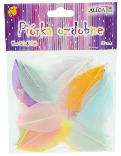Piórka 4-8cm 50szt, Aliga