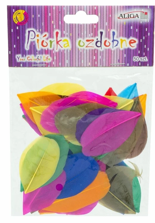 Piórka 4-8cm 50szt, Aliga