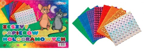 Zeszyt papierów hologramowych B5, Aliga