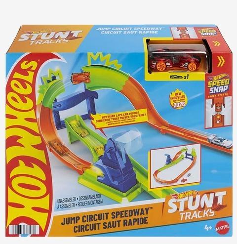 Hot Wheels Stunt Tracks Mistrzowski skok Zestaw