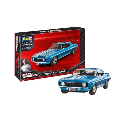 SamochÓD 1/25 /07694/ F&F 1969 Chevy Camaro Yenk