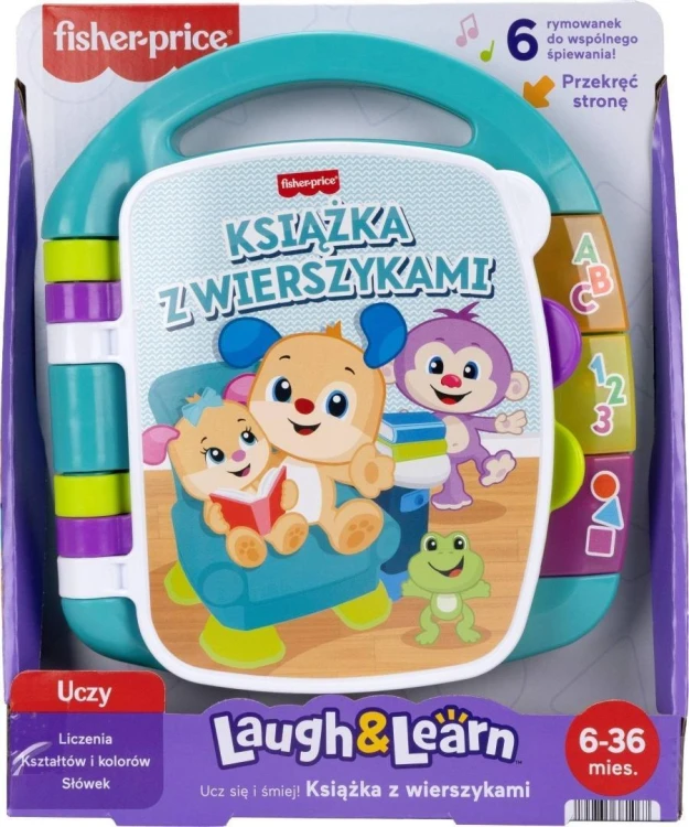 Książka z wierszykami, Fisher- Price