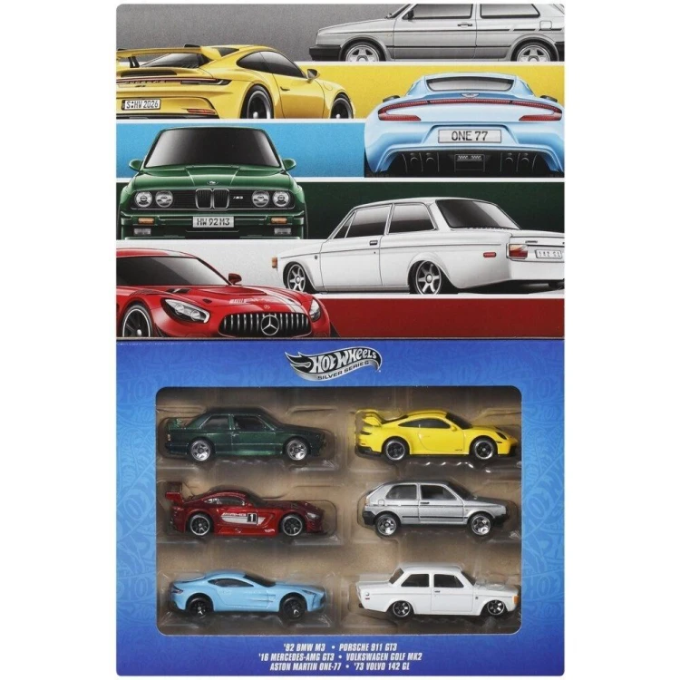 Hot Wheels Silver Series 6-pak, Mattel