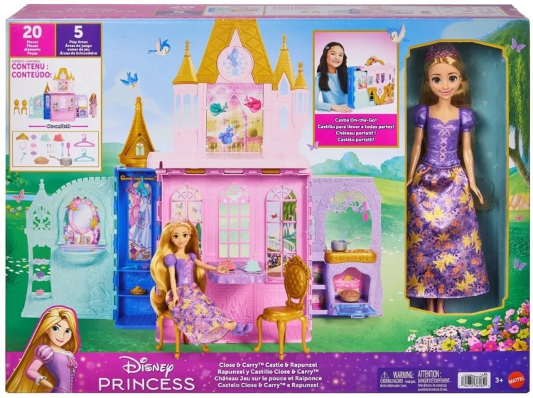 Disney Princess Przenośny Pałac Kopciuszka, Mattel