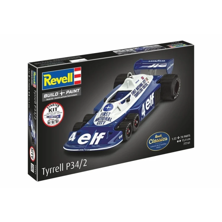 Starter Kit 1/32 Tyrrell P34/2 6-Wheeler