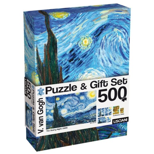 Puzzle 500 Van Gogh + zestaw podarunkowy, Lisciani