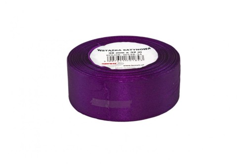 Wstążka satynowa 38mm/32m orchidea