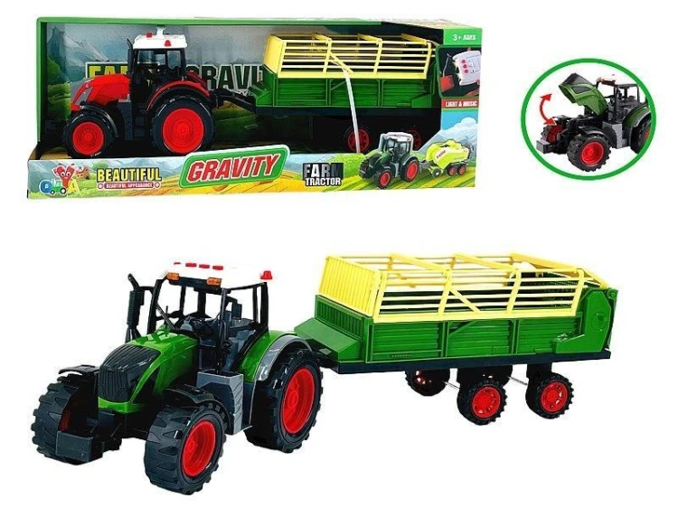 Traktor z przyczepą światło i dźwięk, ADAR