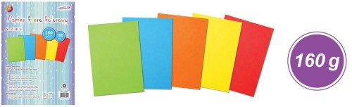 Papier ksero A4 kolorowy 160g 50ark, Aliga