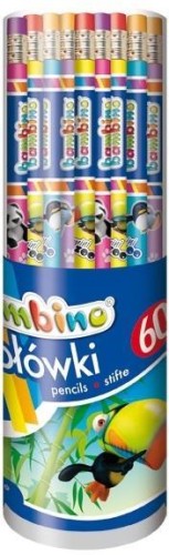 Ołówki z gumką (60szt) BAMBINO, ST-MAJEWSKI