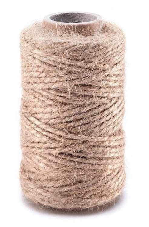 Sznurek jutowy naturalny 2mm 100g, Dalprint