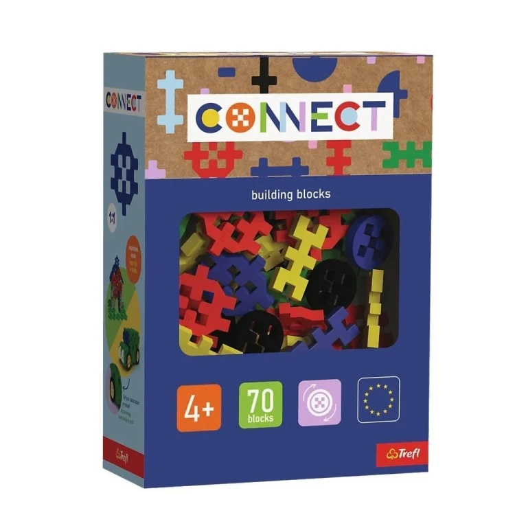 Klocki Connect - Basic 70 Boy TREFL, Trefl