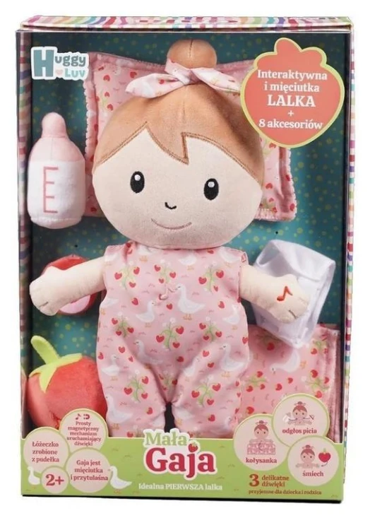 Lalka Huggy interaktywna Gaja z akcesoriami