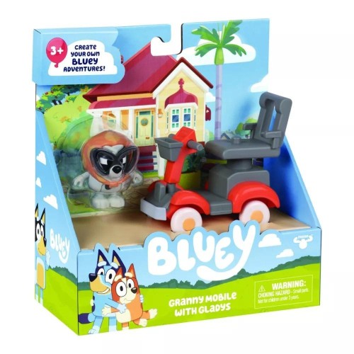 Bluey figurka Babcia Muffin + Babciomobil, TM Toys