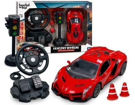 Auto RC z kierownicą i pedałami, Artyk