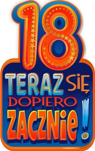 Kartka okolicznościowa Urodziny 18