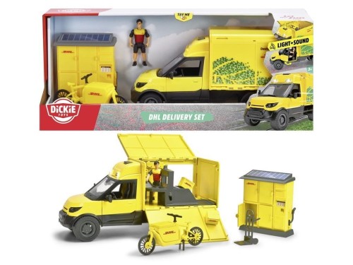 City Zestaw z pojazdem DHL 25cm, Dickie Toys