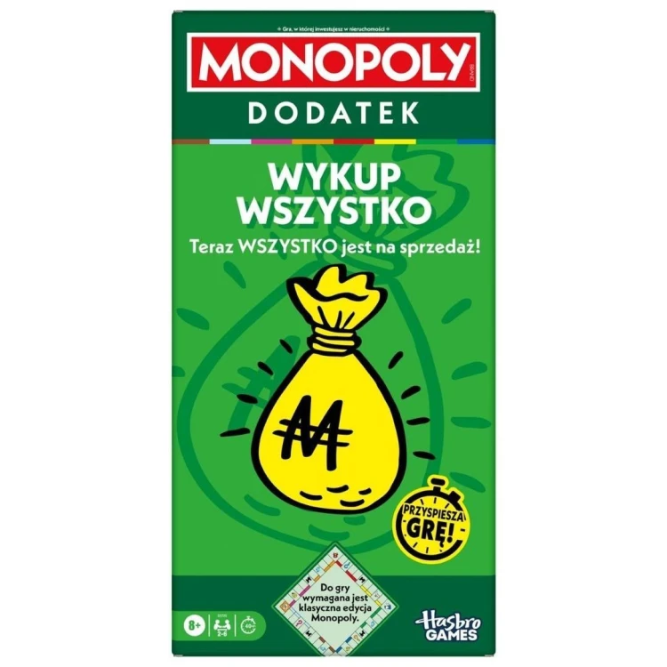 Monopoly Wykup Wszystko - dodatek, HASBRO