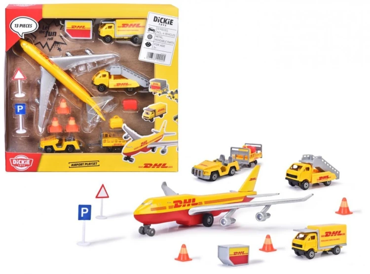 Zestaw lotnisko DHL, Dickie Toys
