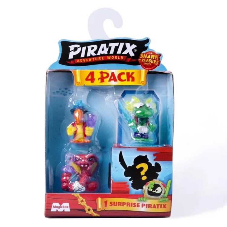 Figurka Piratix Shark Treasure 4-pak, Magic Box