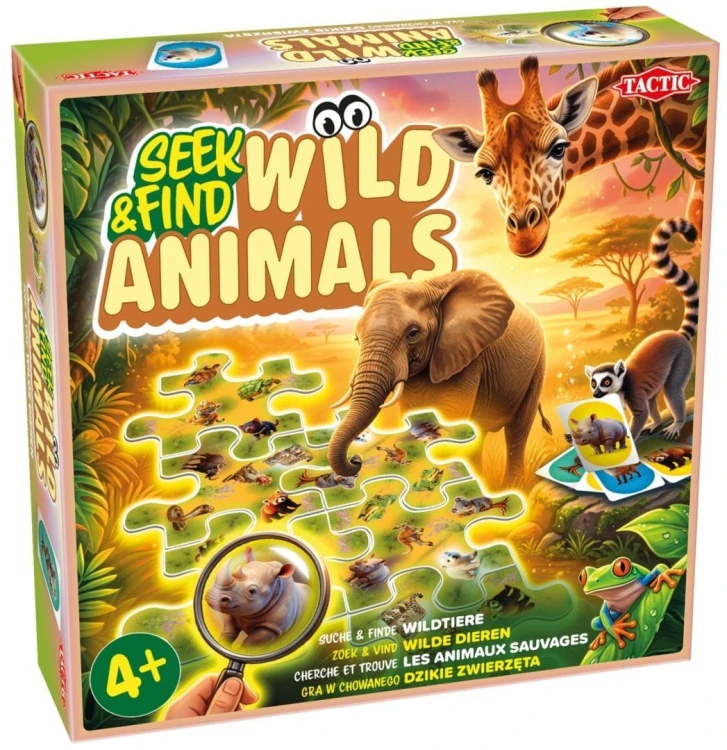 Gra planszowa - Seek and Find Wild Animals, Tactic