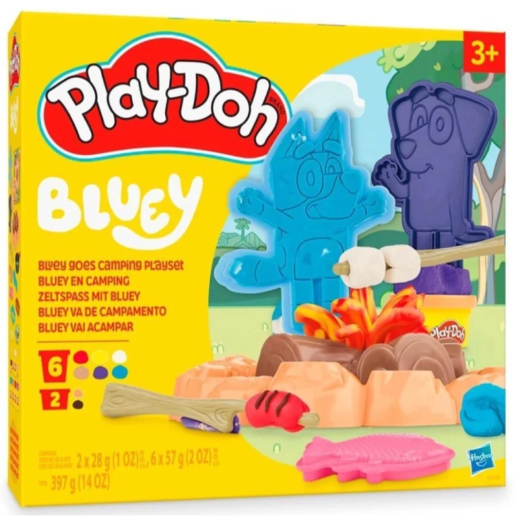 Ciastolina Camping Bluey Play-Doh, HASBRO