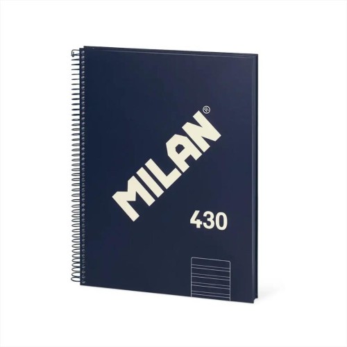 Zeszyt na spirali A4/80K 2linia niebieski MILAN