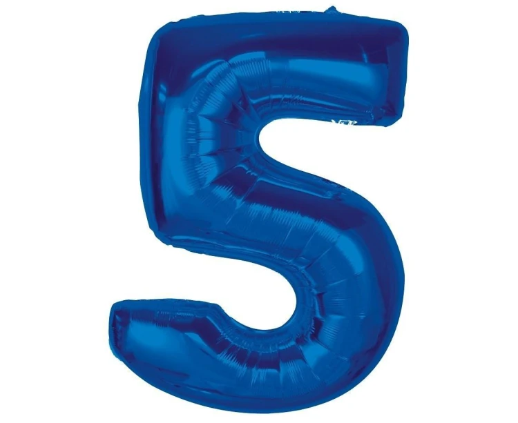 Balon foliowy B&C 5 niebieska 92cm